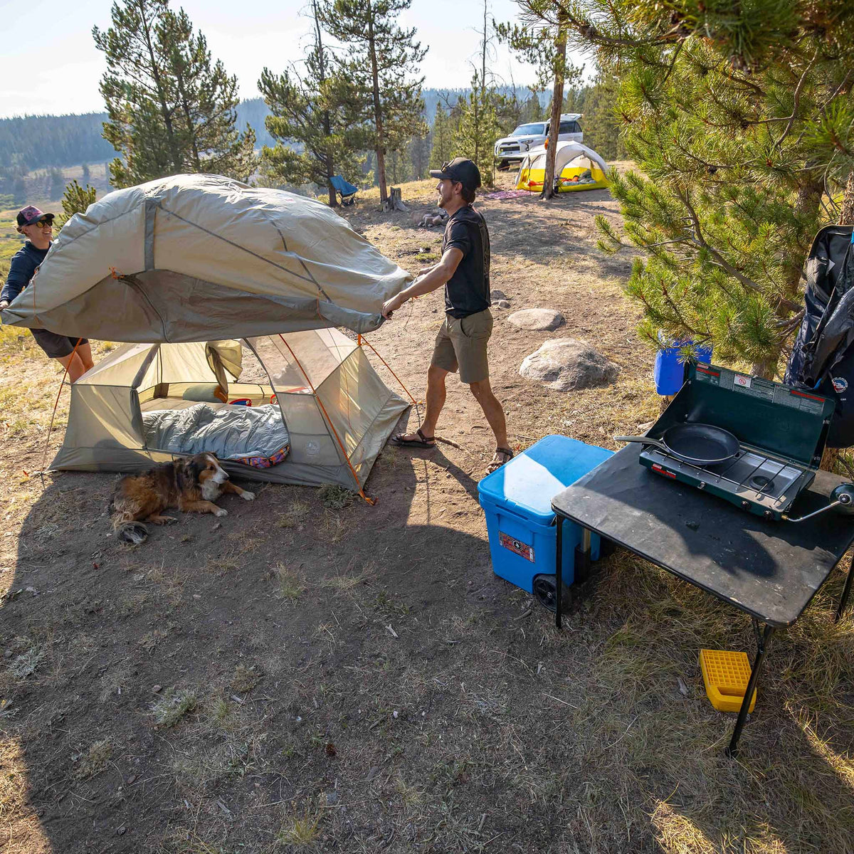 Blacktail 4 Big Agnes TBT4V26 Tents 4P / Vetiver