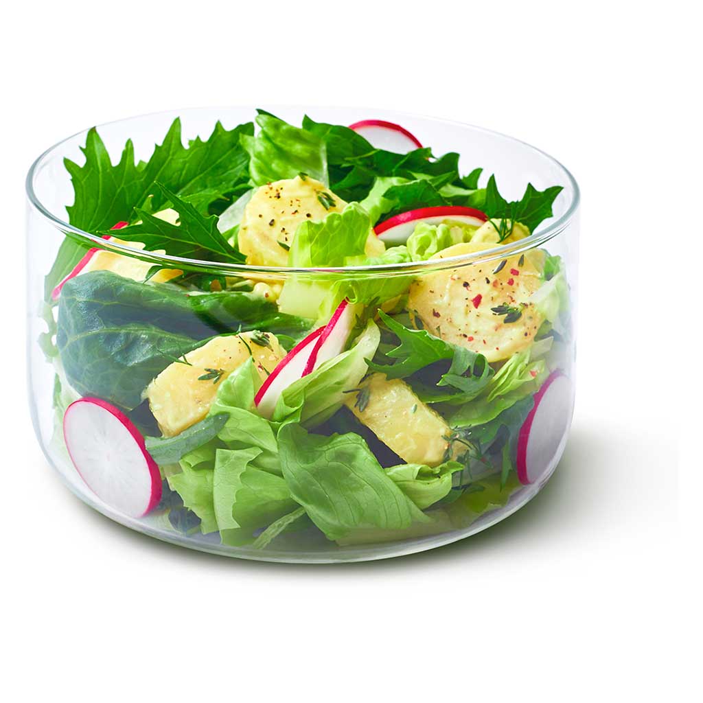 Glass Lunch Bowl Black+Blum GR-LB-L014 Food Containers 750ml / Almond