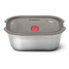 Steel Food Box Black+Blum FBSS-BX-L017-EN Food Containers 1.2L / Grey/Red