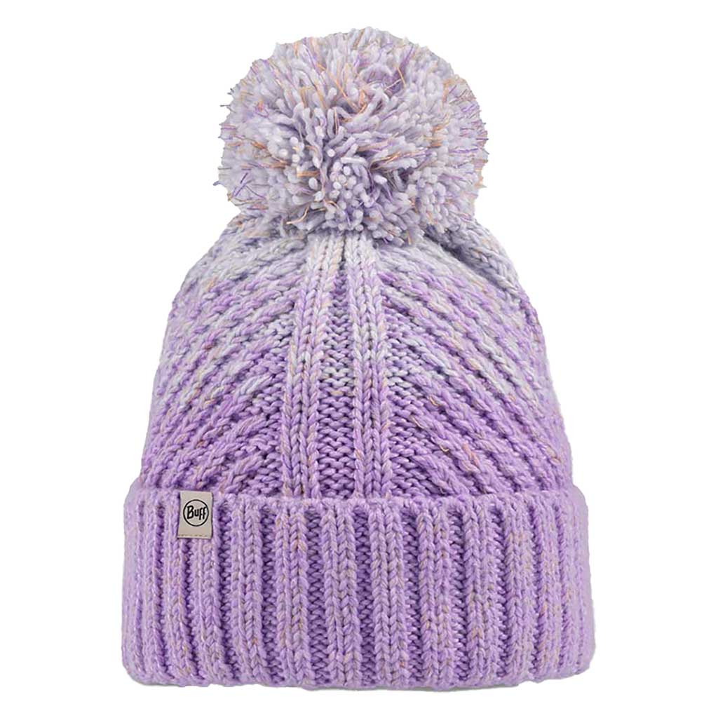 Akna Knitted Beanie &amp; Fleece Band BUFF 136684.657 Beanies One Size / Grape Ice