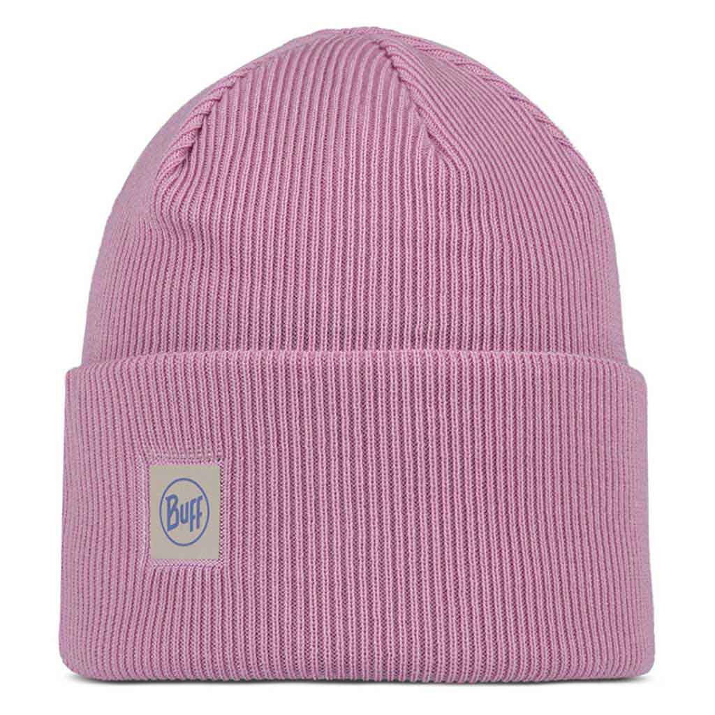 Bonnet en tricot croisé