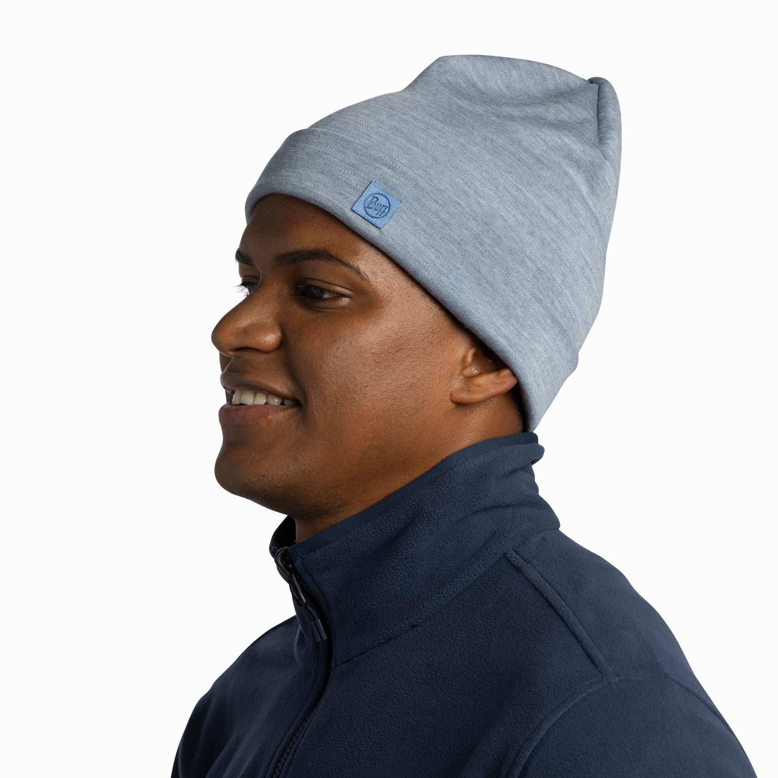 Merino Heavyweight Beanie BUFF 111170.704 Beanies One Size / Light Blue