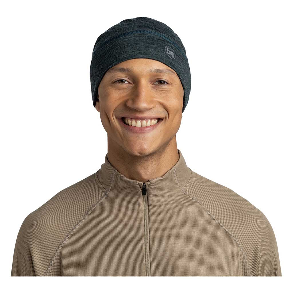 Merino Lightweight Beanie BUFF 117997.809 Beanies One Size / Forest Multistripes