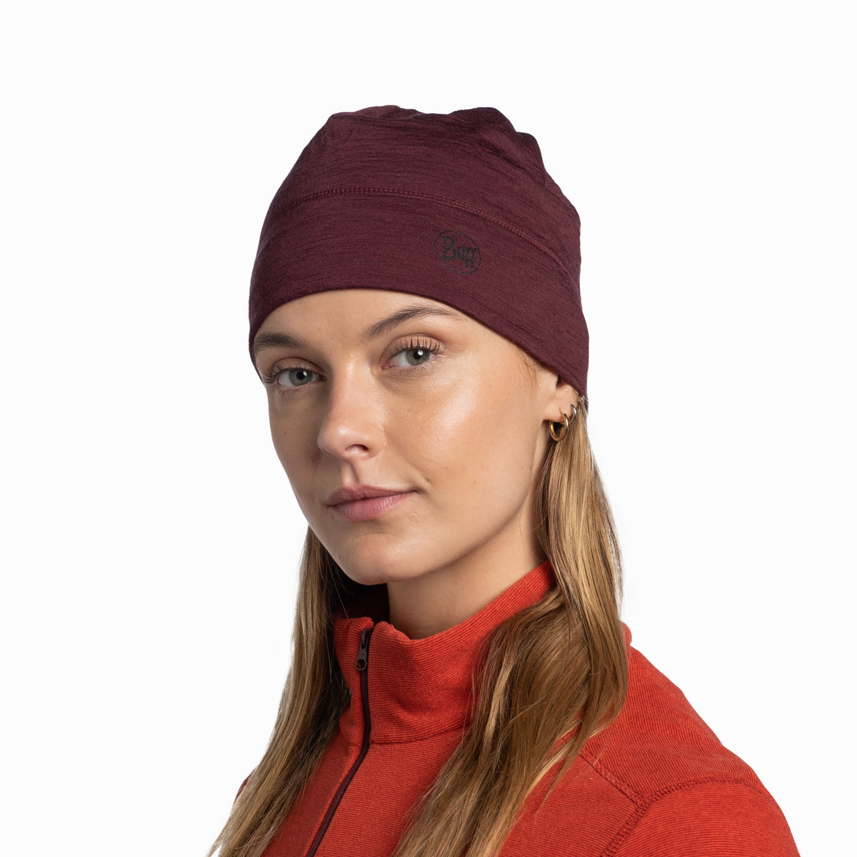 Merino Lightweight Beanie BUFF 113013.653 Beanies One Size / Garnet