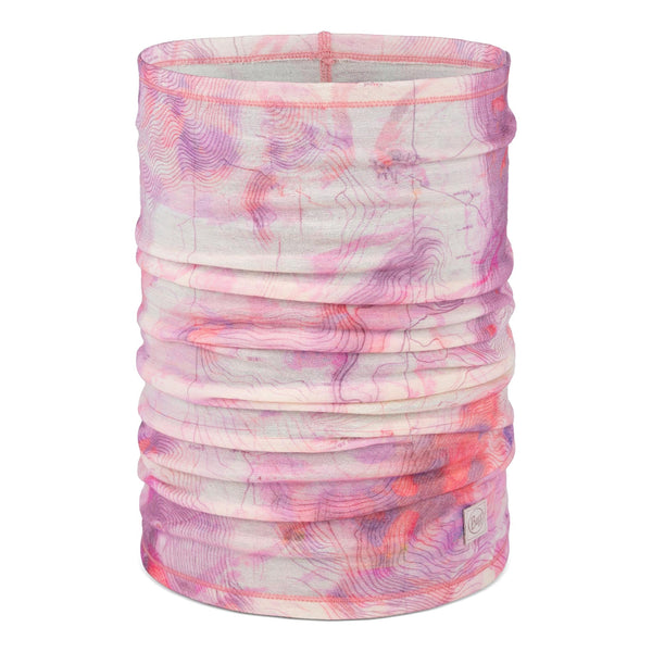 Merino Lightweight BUFF 137890.513 Neck Gaiters One Size / Oriza Pink Azalea