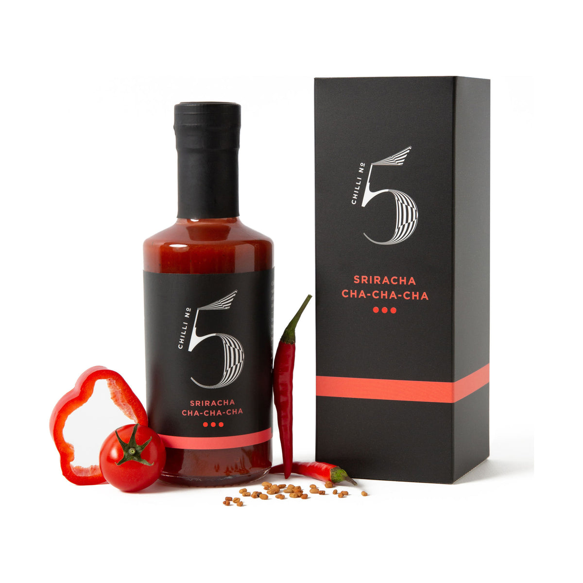 Chilli Sauce | Sriracha Cha Cha Cha Chilli No.5 BOT-CHA-0009 Oils &amp; Condiments 200ml / Sriracha Cha Cha Cha
