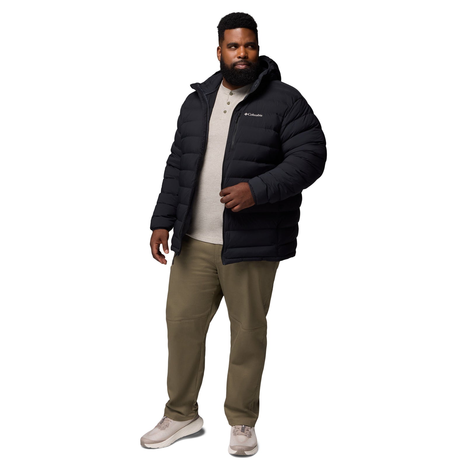 Drift Peak™ Stretch Down Hooded Jacket | Men's Columbia Men's Down Jackets