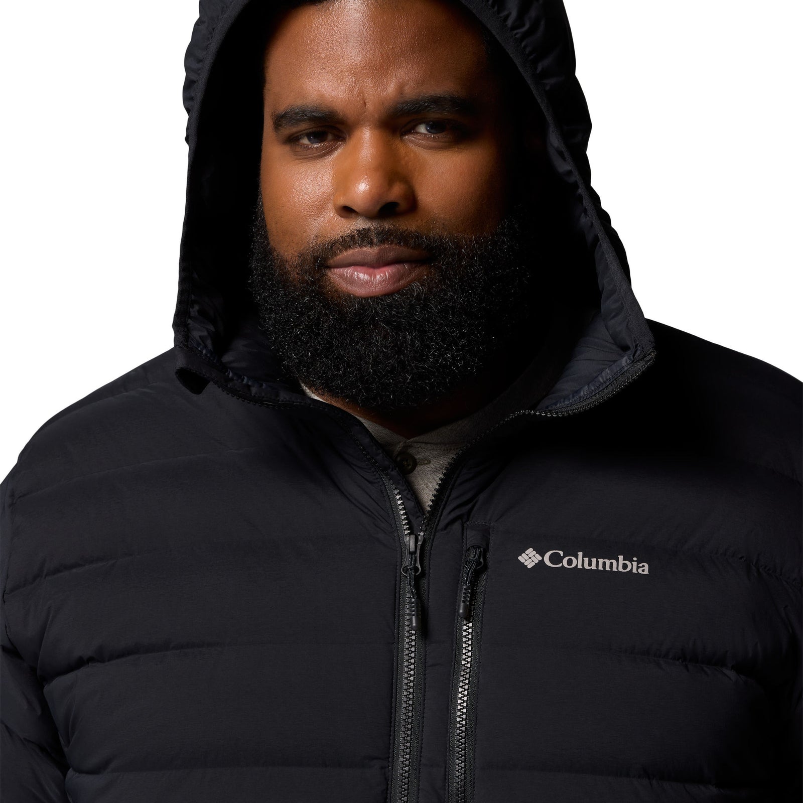 Drift Peak™ Stretch Down Hooded Jacket | Men's Columbia Men's Down Jackets