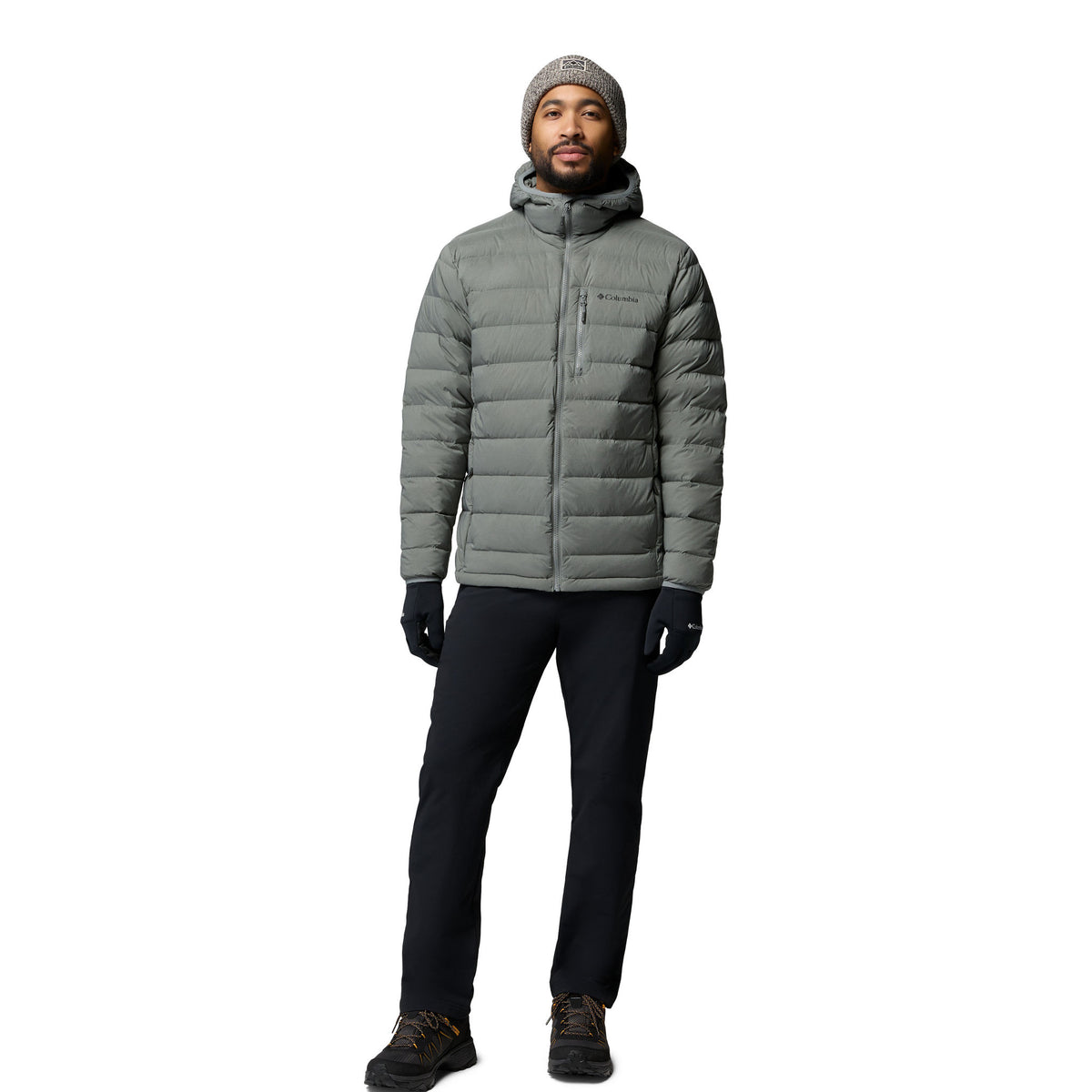 Drift Peak™ Stretch Down Hooded Jacket | Men's Columbia Men's Down Jackets