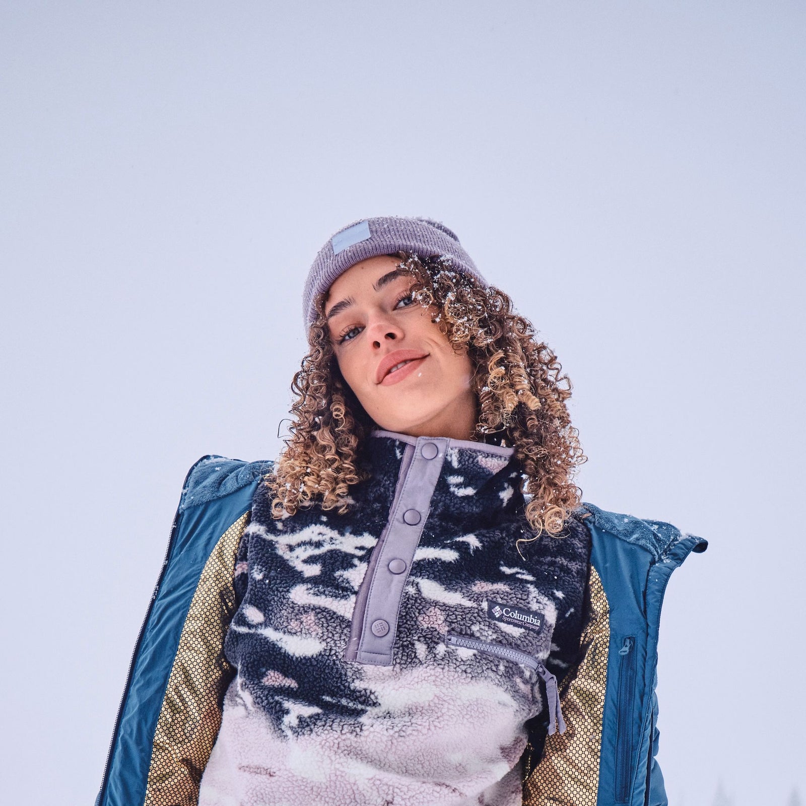 Helvetia™ II Printed Cropped Half Snap | Women's Columbia Women's Hoodies