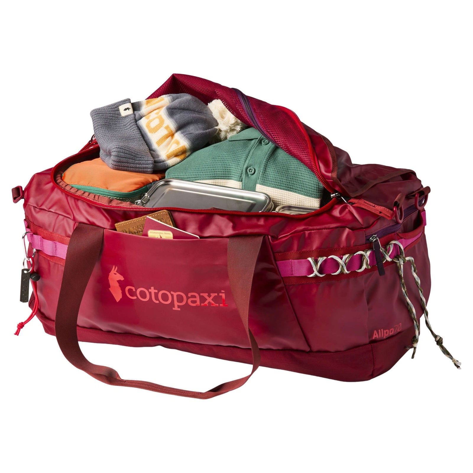 Allpa Getaway Duffle Cotopaxi AGT70-F26-CR Camp Storage Boxes 70L / Crimson