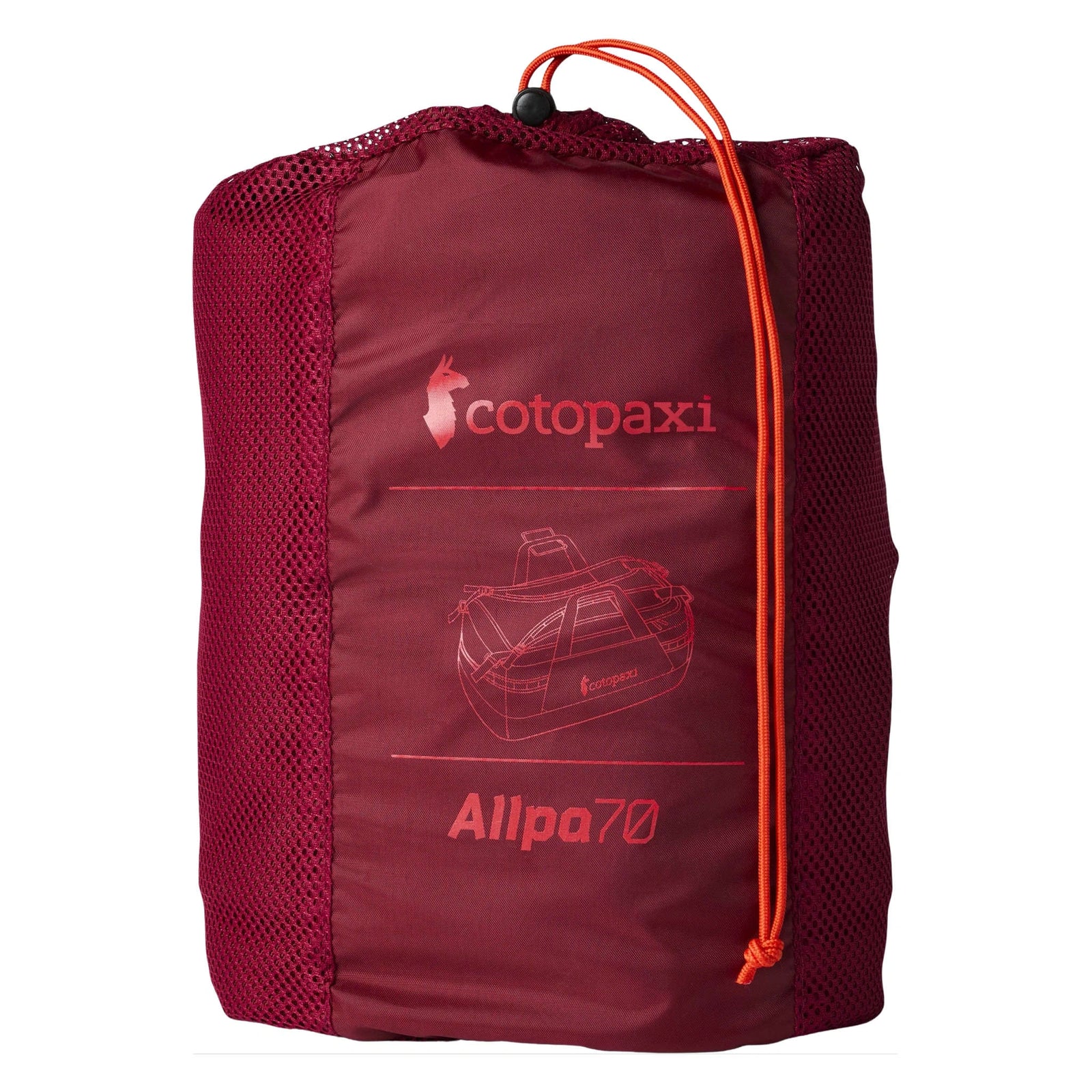 Allpa Getaway Duffle Cotopaxi AGT70-F26-CR Camp Storage Boxes 70L / Crimson