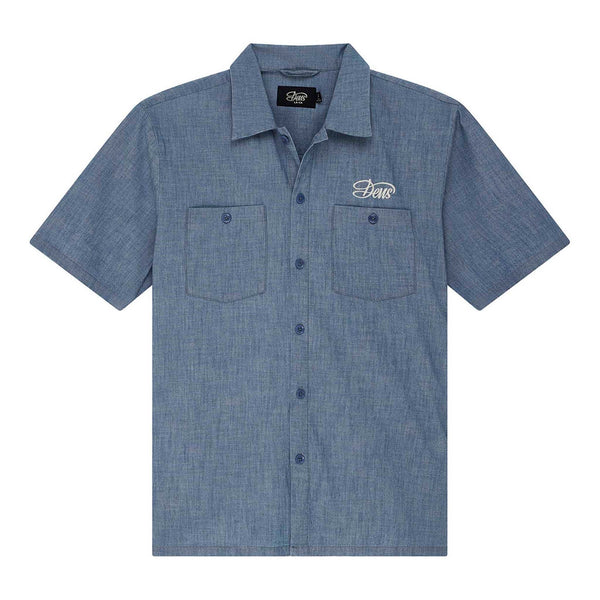 Forecourt Chambray Shirt Deus Ex Machina Men's Shirts