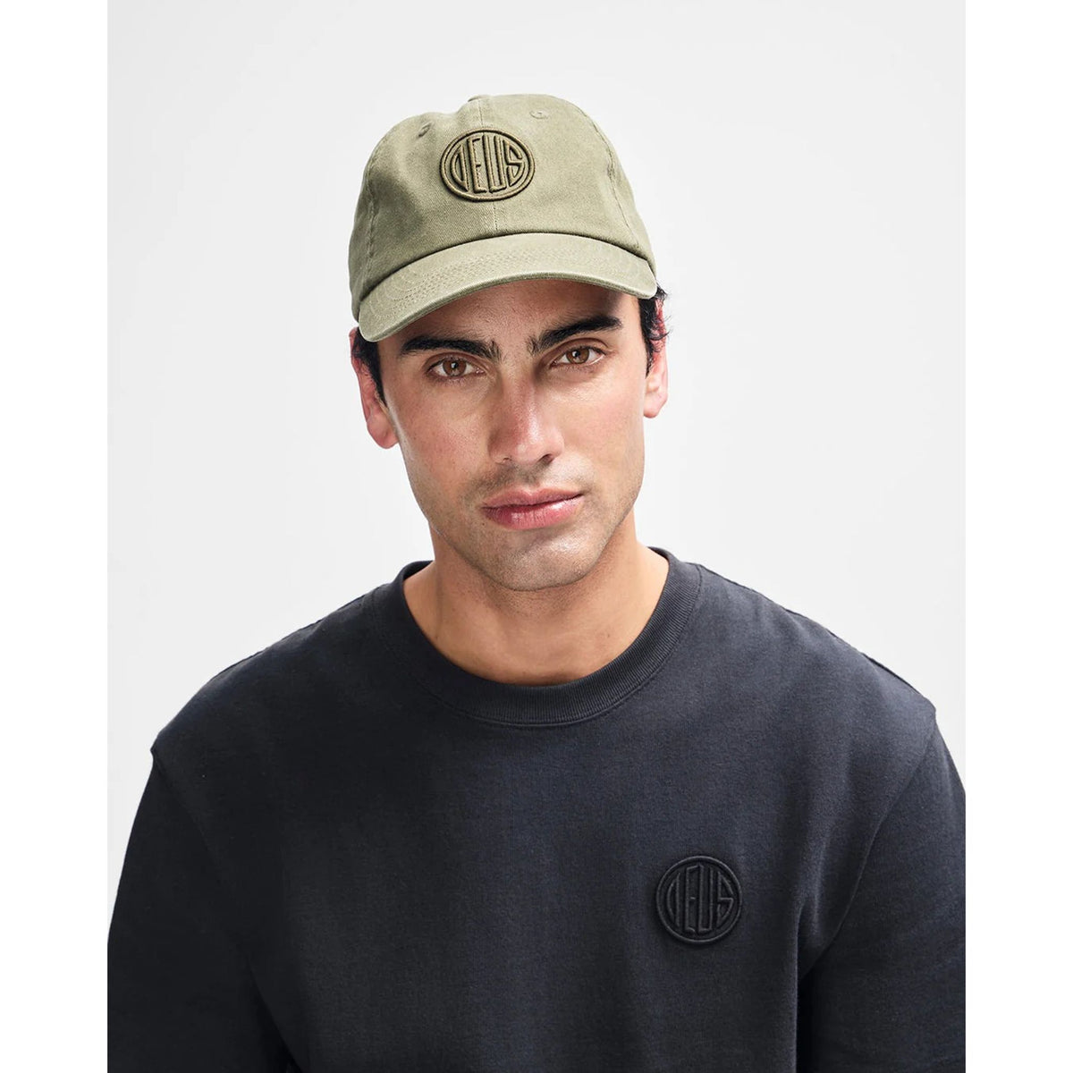 Pill Logo Dad Cap Deus Ex Machina D261MHA174099800 Caps & Hats OS / Black