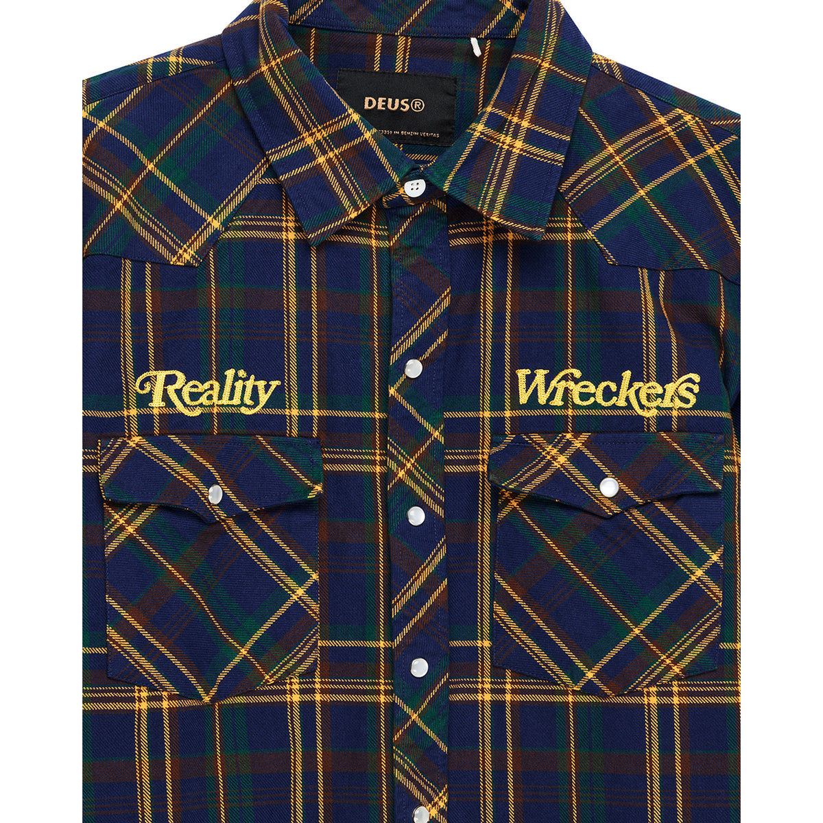 Reality Wreckers Check Shirt | Men's Deus Ex Machina Men's Shirts