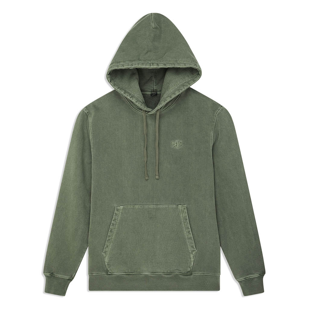 Shield Garment Dyed Hoodie | Hommes