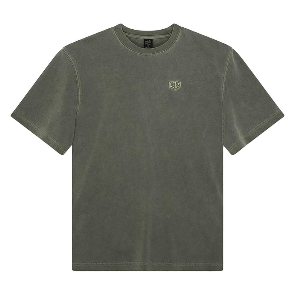 Shield Garment Dyed Tee | Hommes