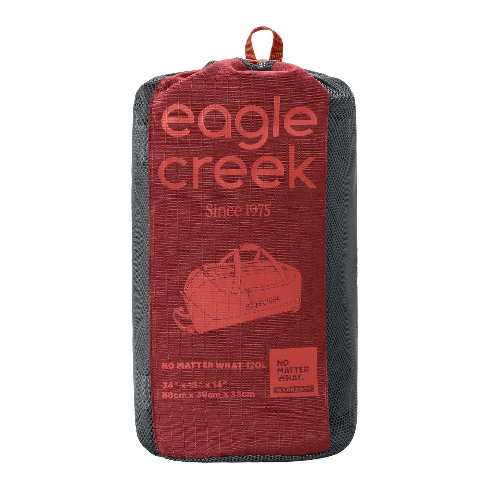 No Matter What Rolling Duffle 120L Eagle Creek EC020609614 Wheeled Duffle Bags 120L / Cranberry Red