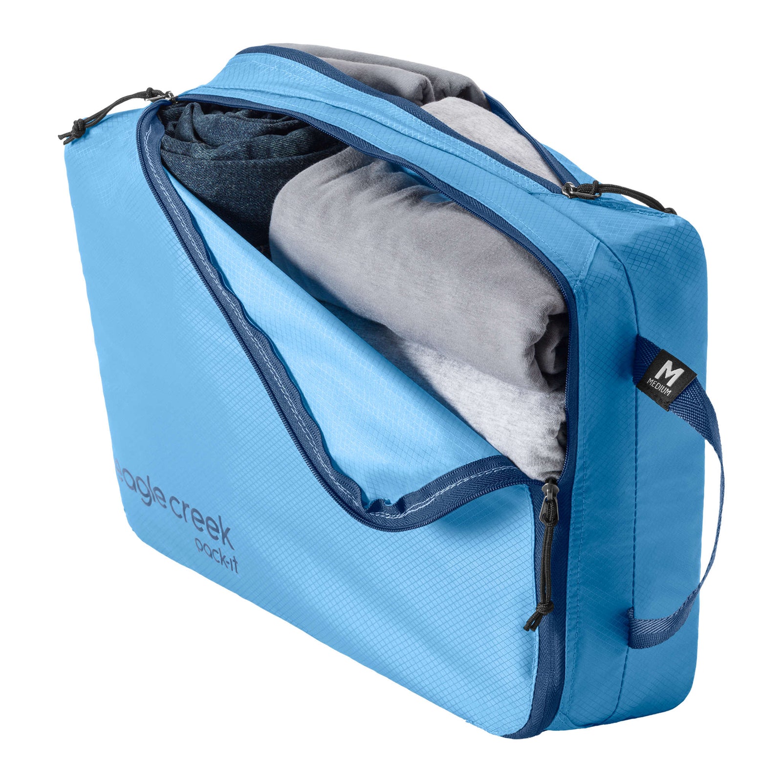 Pack-It Isolate Clean/Dirty Cube M Eagle Creek EC040402424 Packing Cubes 9L / Blue Dawn