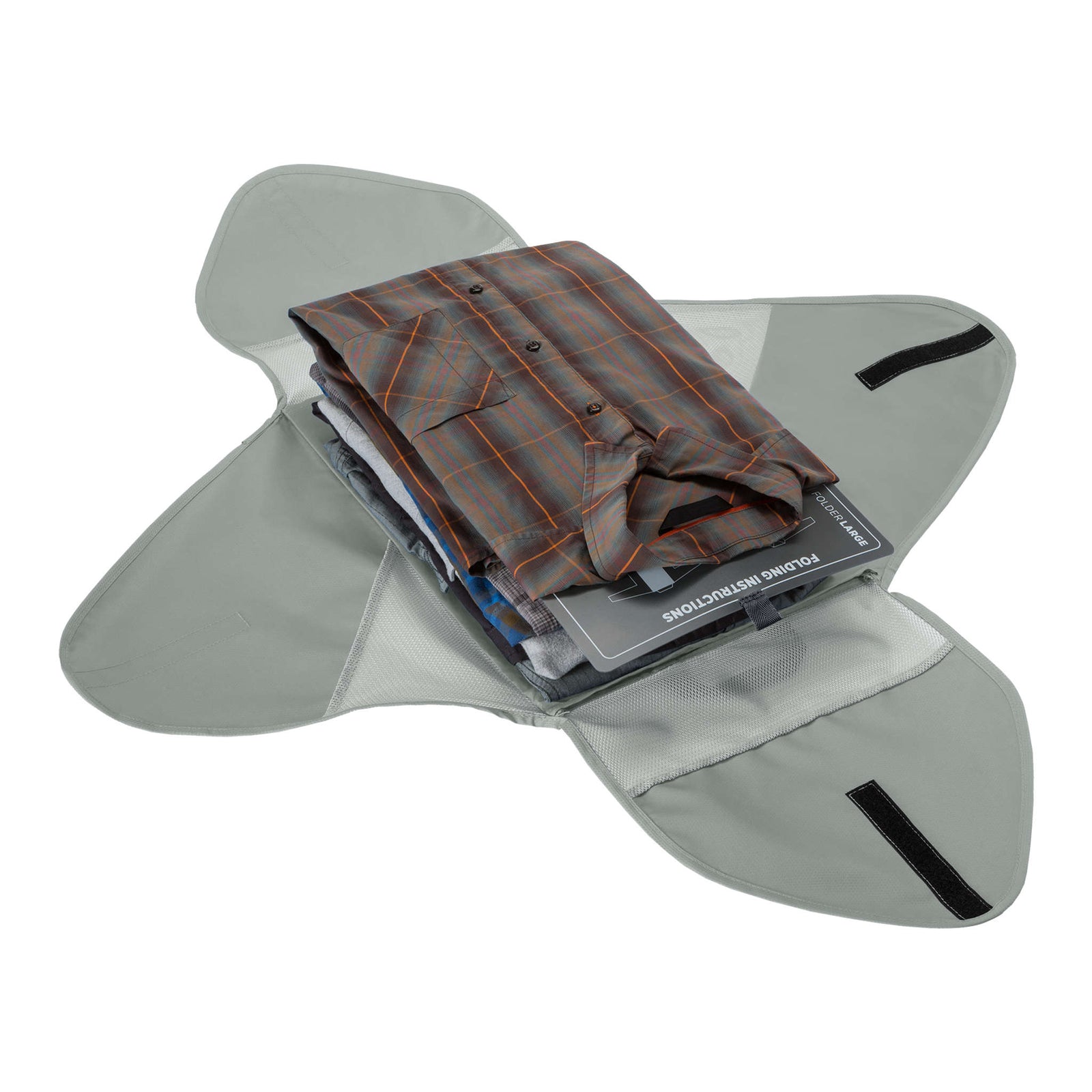 Pack-It Reveal Garment Folder L Eagle Creek EC040424367 Packing Cubes L / Storm Grey