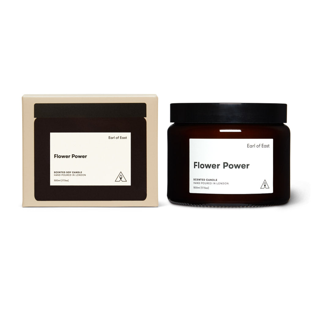 Soy Wax Candle | Flower Power Earl of East Candles