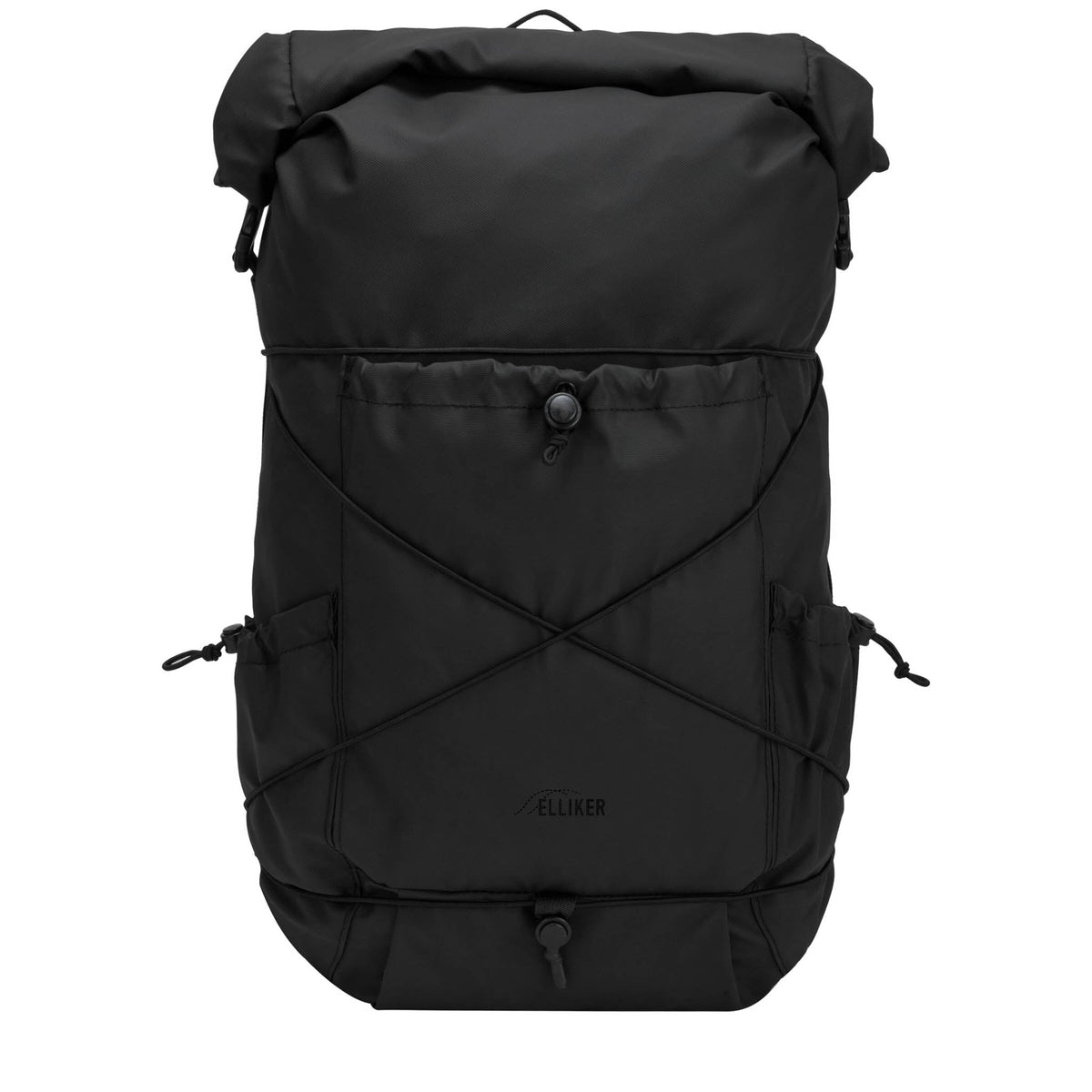 Buckden Roll Top Backpack Elliker 34052-BLACK Backpacks 24L / Black