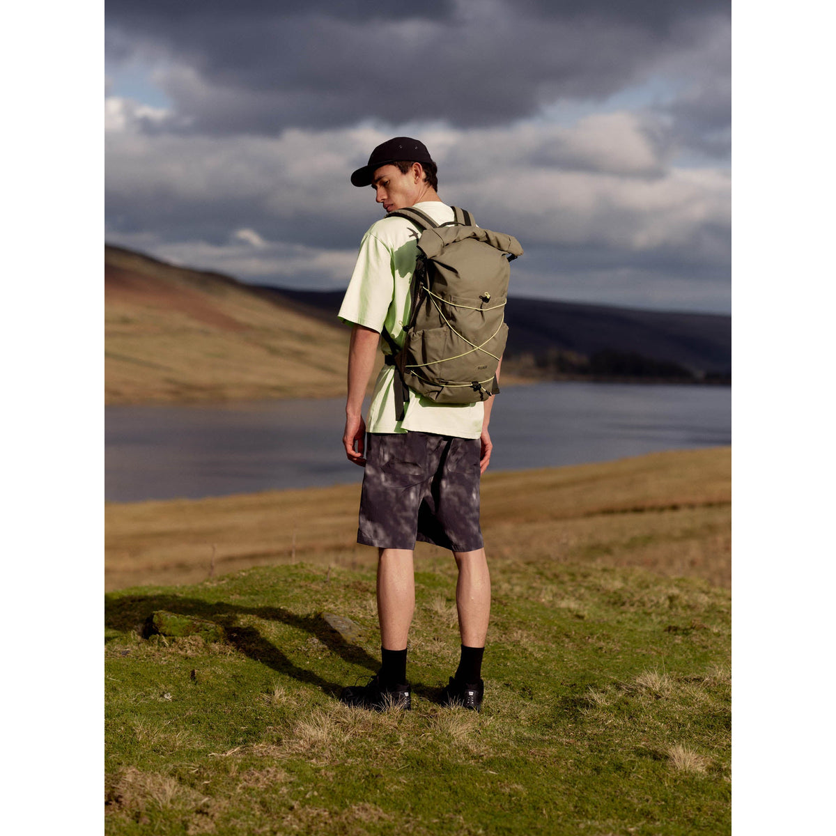 Buckden Roll Top Backpack Elliker 34052-KHAKI Backpacks 24L / Khaki