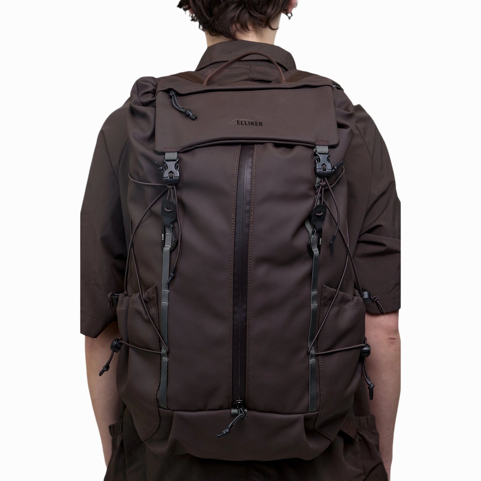 Cautley Backpack Elliker 34053-DARKBROWN Backpacks 23L / Dark Brown