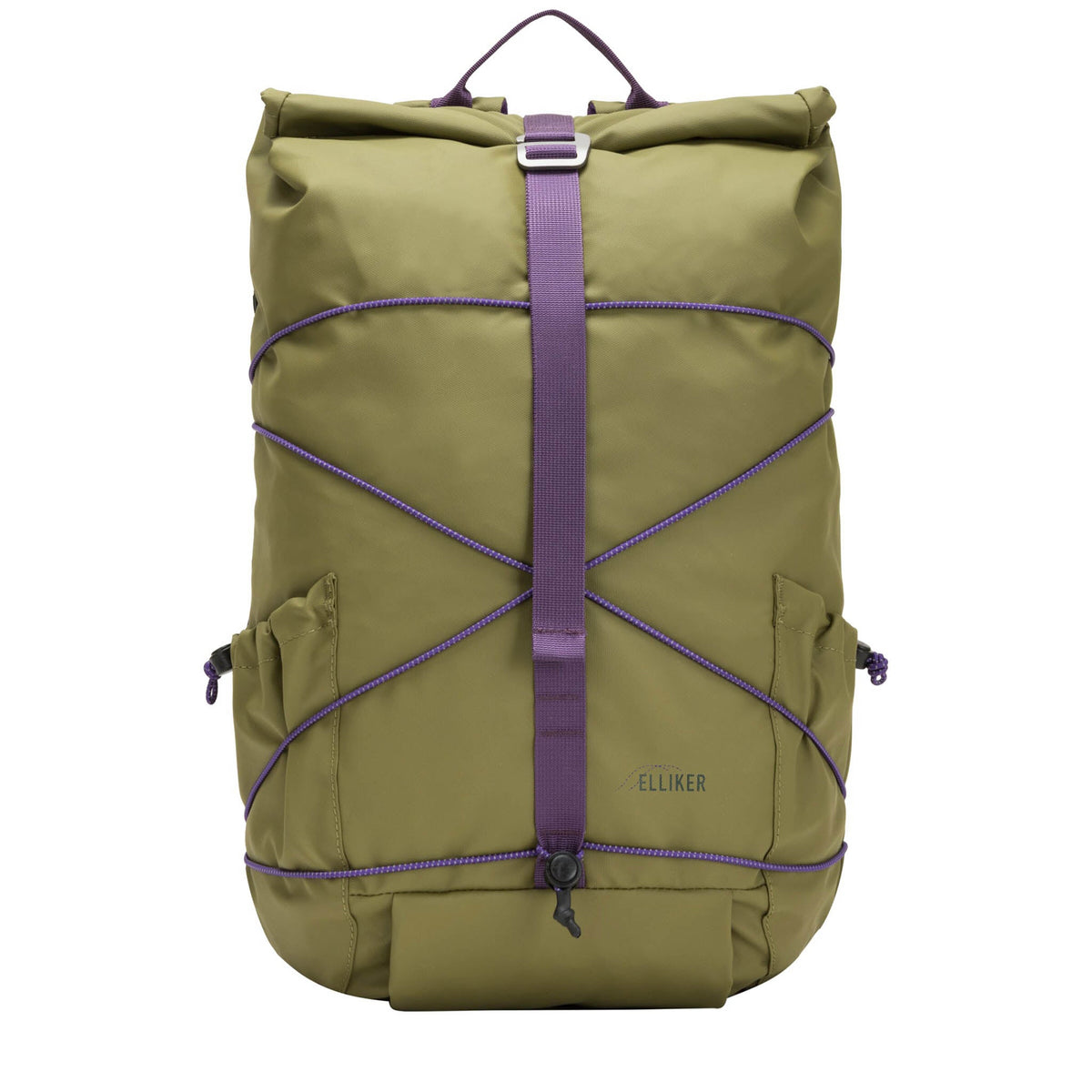 Dayle Roll Top Backpack Elliker 34001-KHAKI Backpacks 21L / Khaki