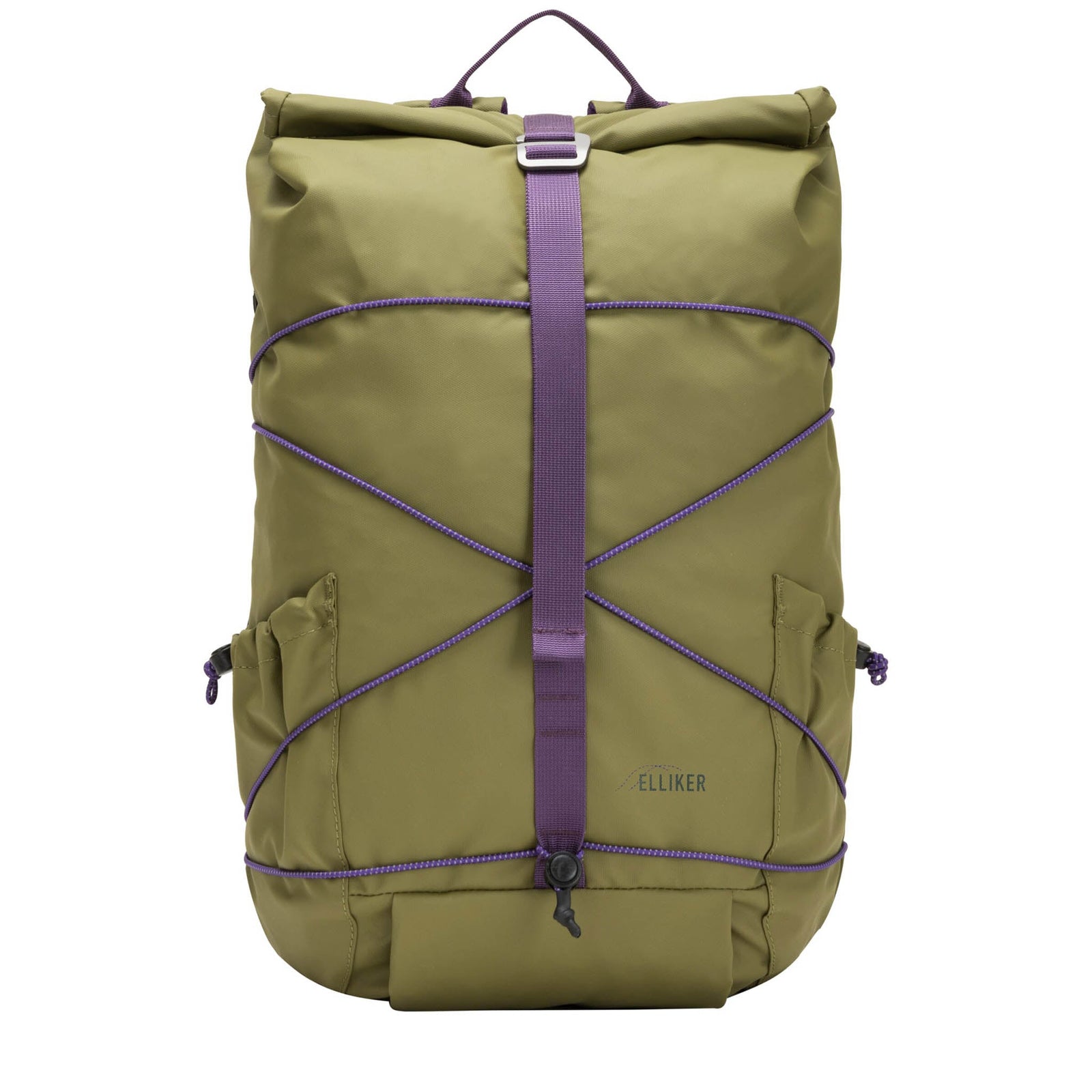 Dayle Roll Top Backpack Elliker 34001-KHAKI Backpacks 21L / Khaki