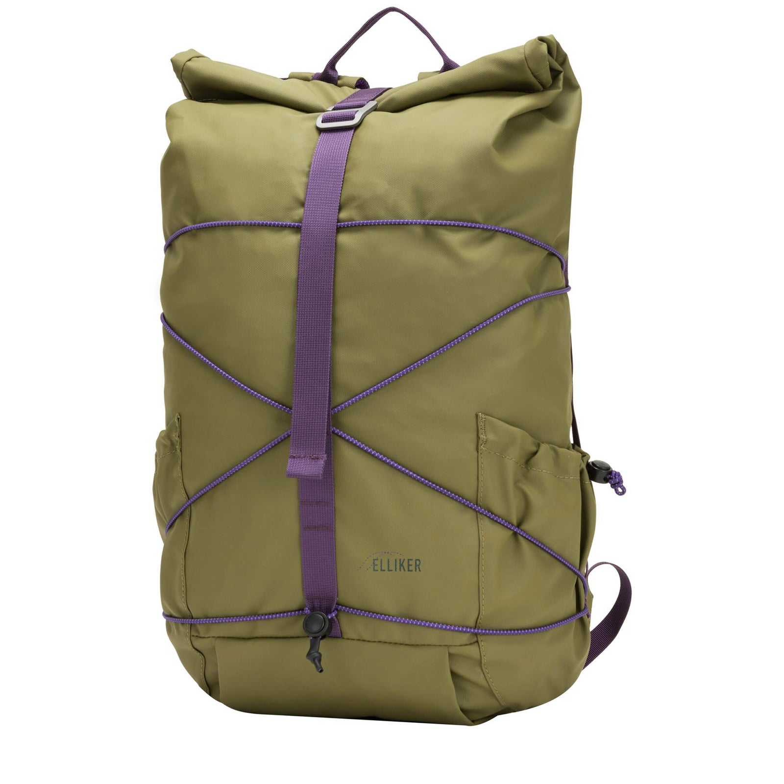 Dayle Roll Top Backpack Elliker 34001-KHAKI Backpacks 21L / Khaki