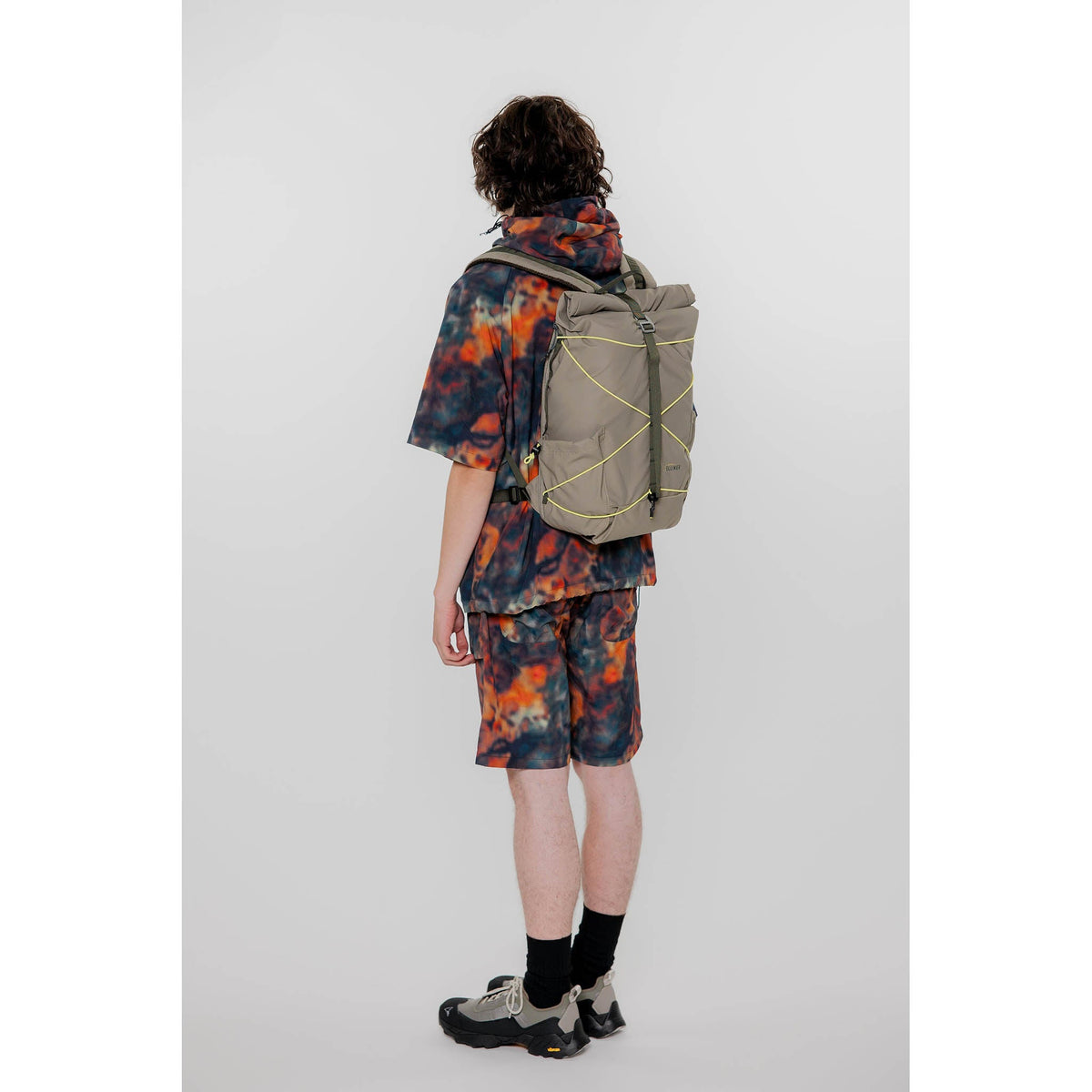 Dayle Roll Top Backpack Elliker 34001-TAUPE Backpacks 21L / Taupe
