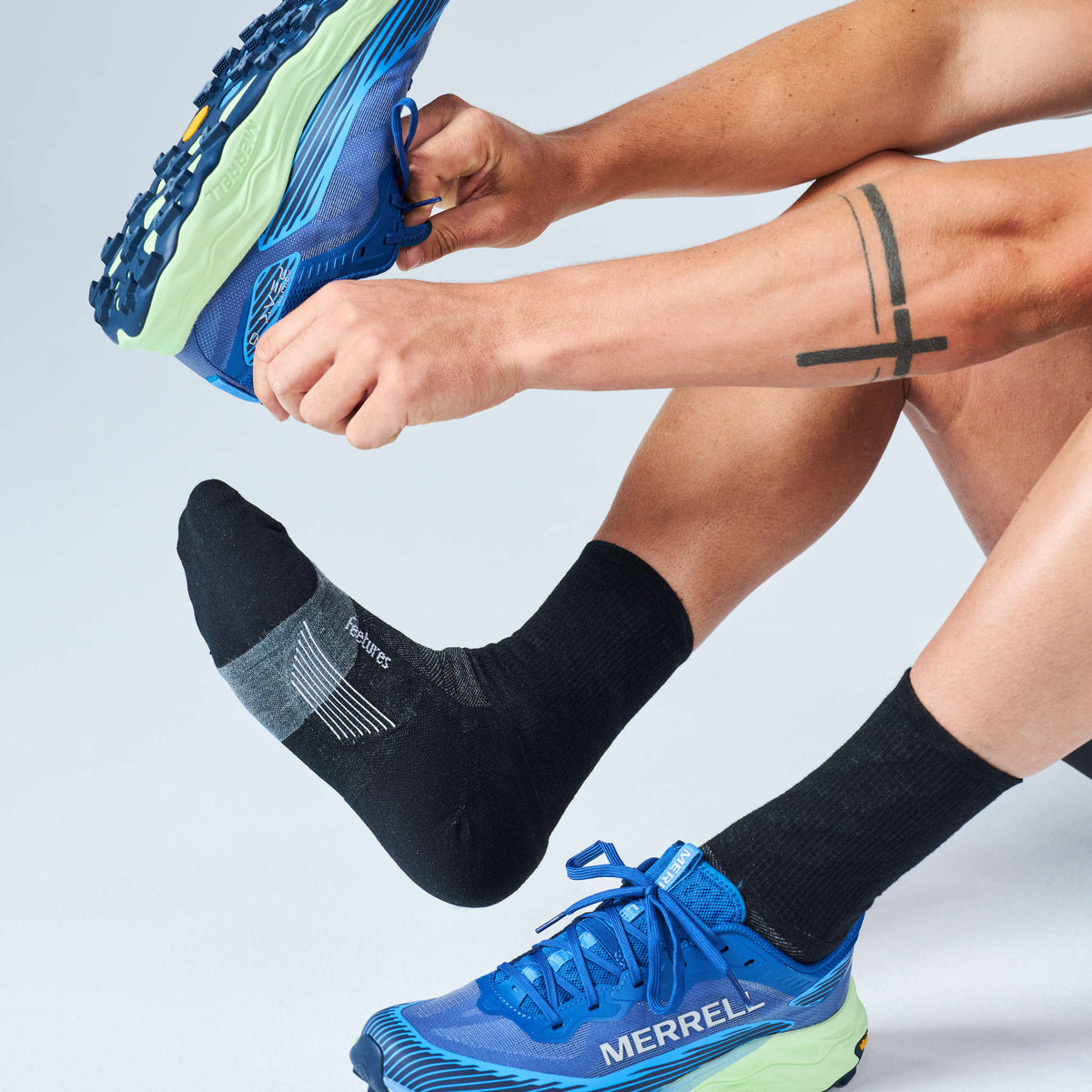 Merino 10 Max Cushion Mini Crew Feetures Unisex Socks