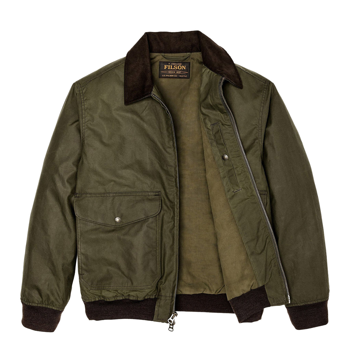 Cover Cloth Bomber Jacket | Men's Filson Men's Jackets