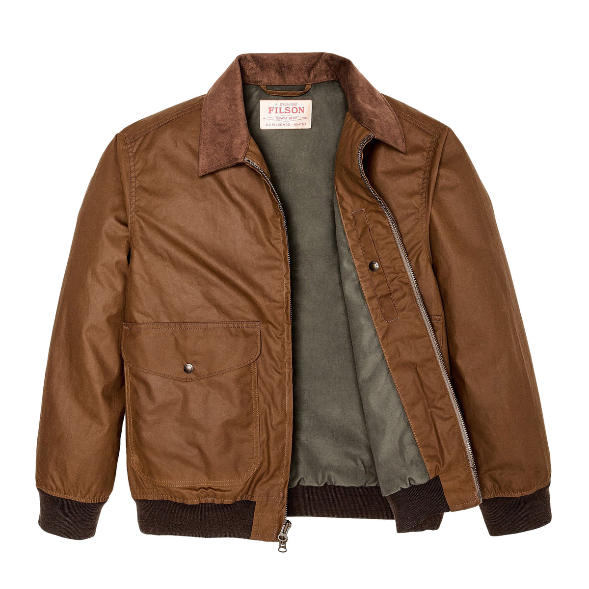 Cover Cloth Bomber Jacket | Men's Filson Men's Jackets
