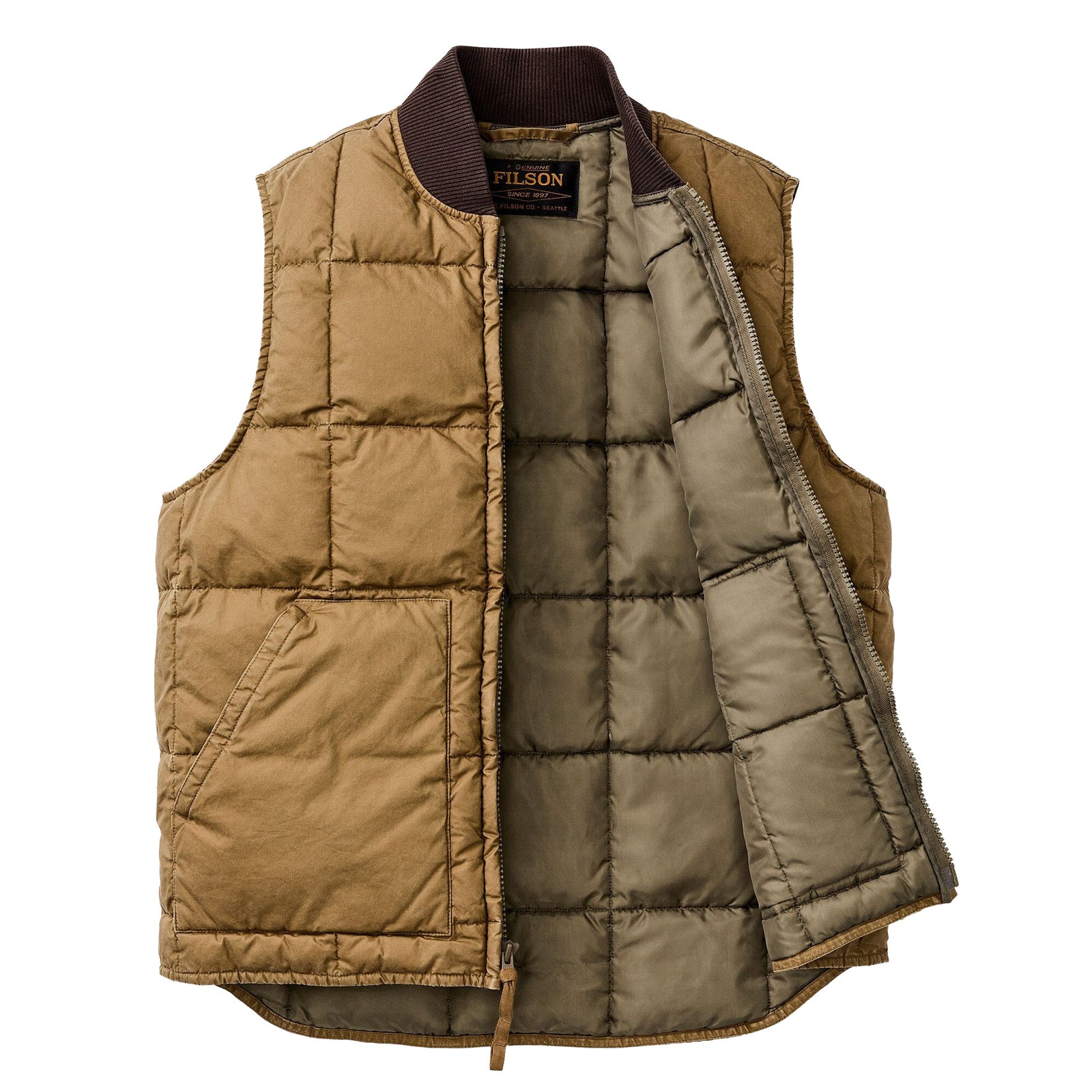 Heritage Cotton Down Vest | Men's Filson Men's Gilets
