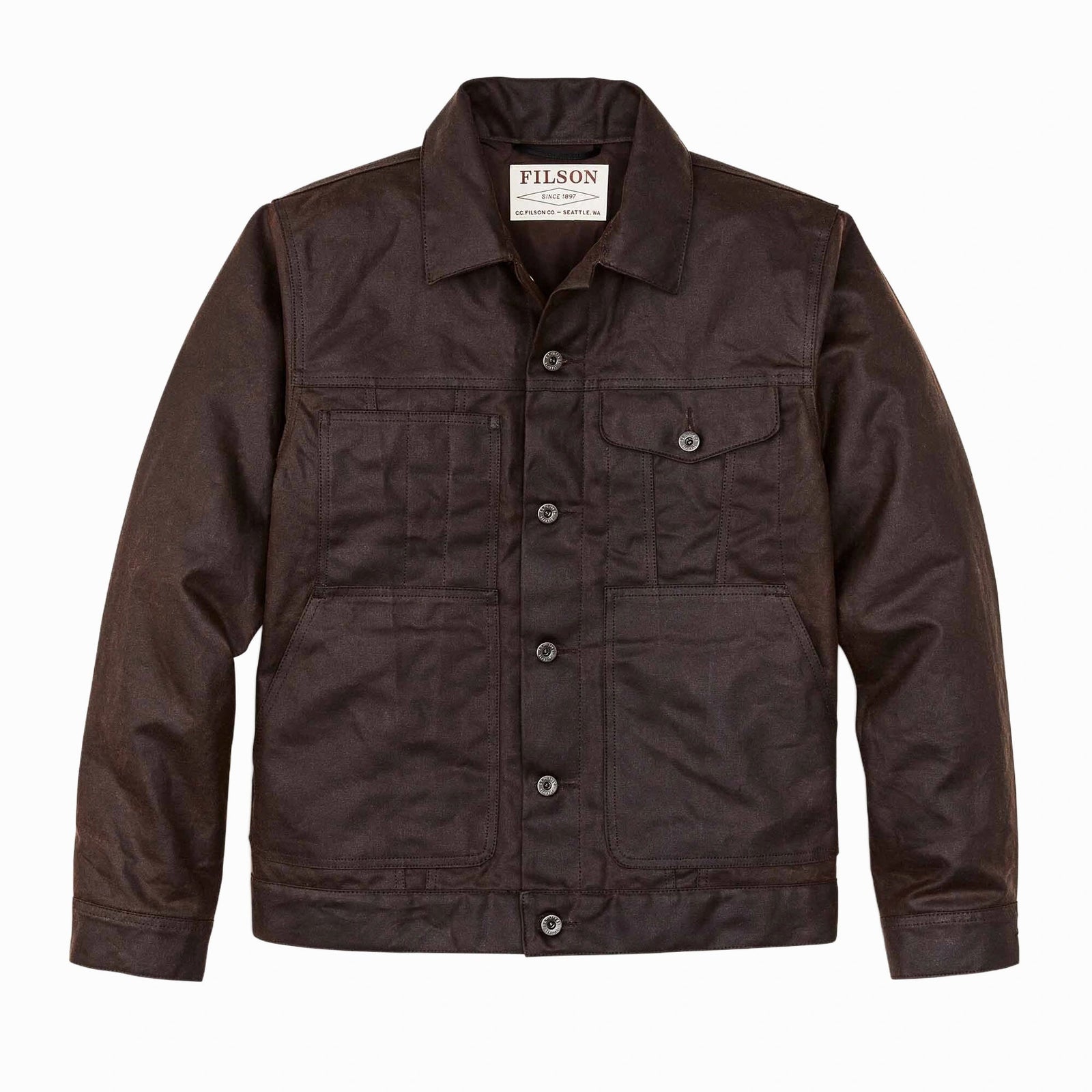 Tin Cloth Short Lined Cruiser Filson Men's Jackets
