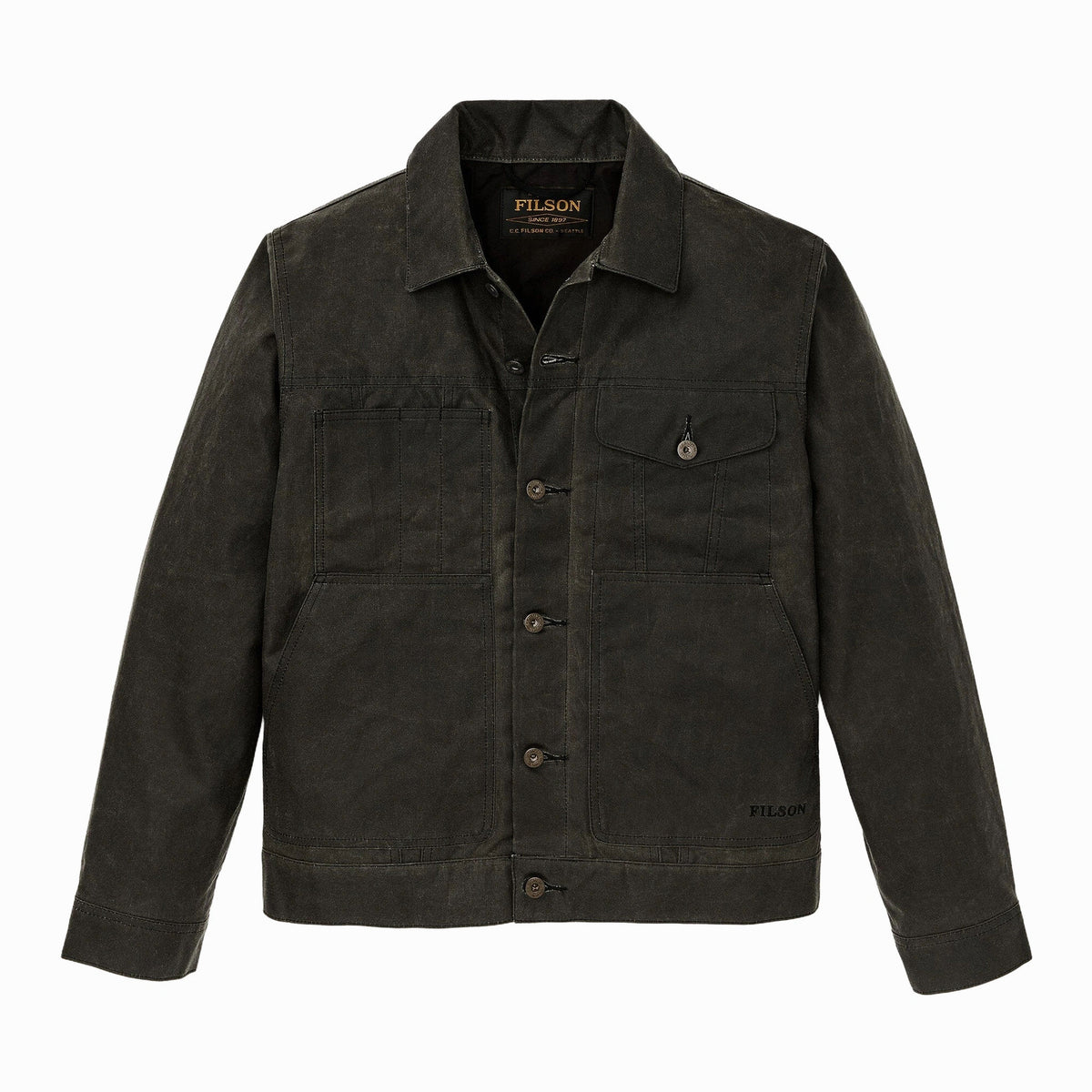 Tin Cloth Short Lined Cruiser Filson Men's Jackets