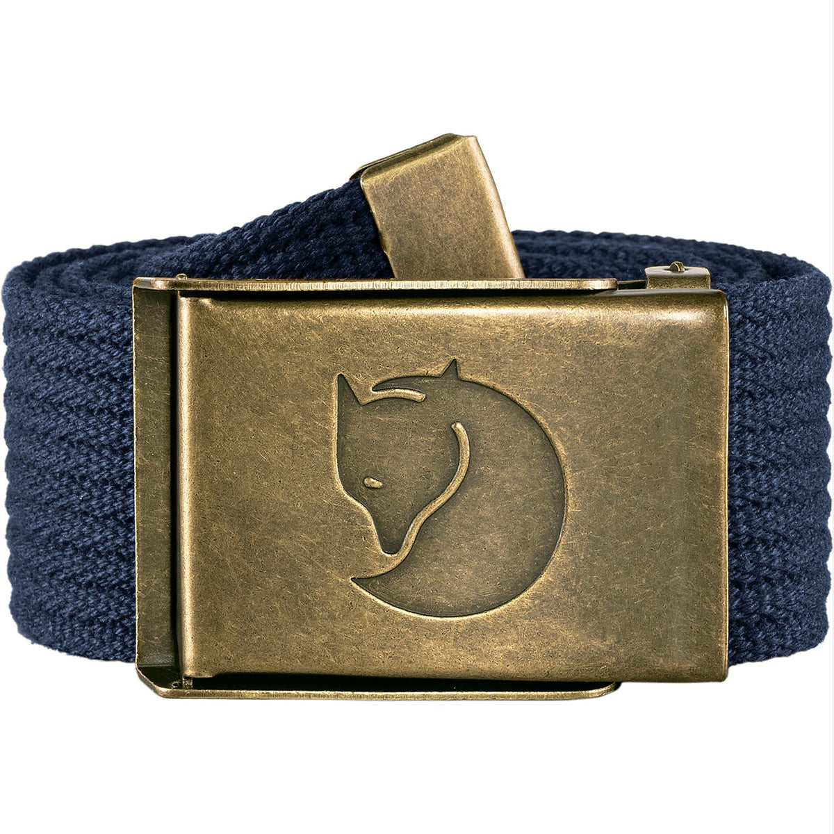 Canvas Brass Belt Fjällräven F77297-555-OS Belts One Size / Dark Navy