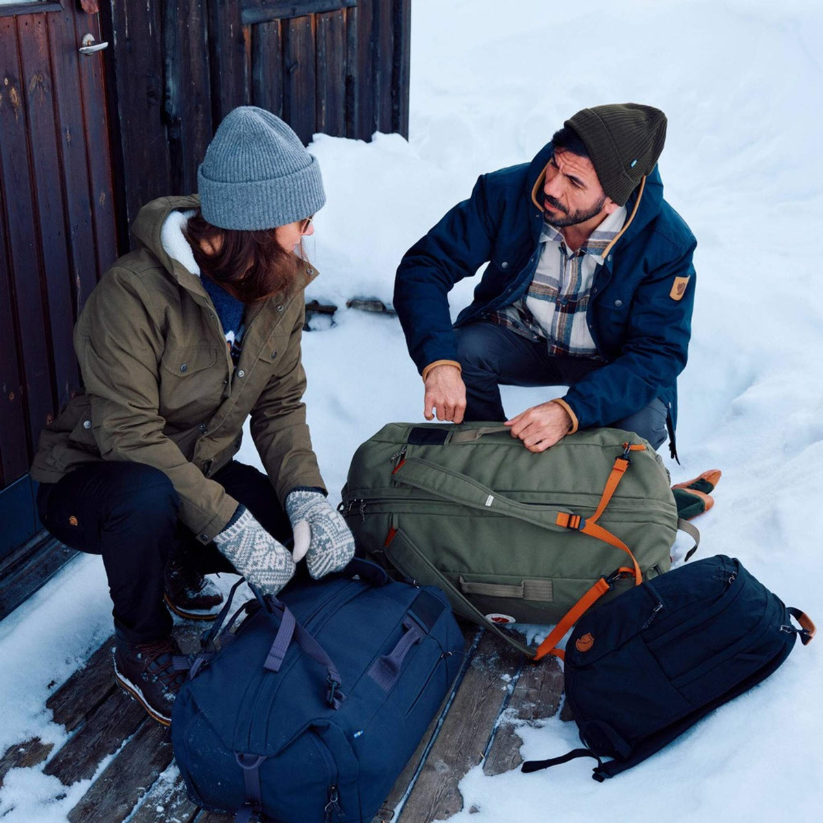 Färden Duffle 80 Fjällräven F23200283 Duffle Bags 80L / Navy