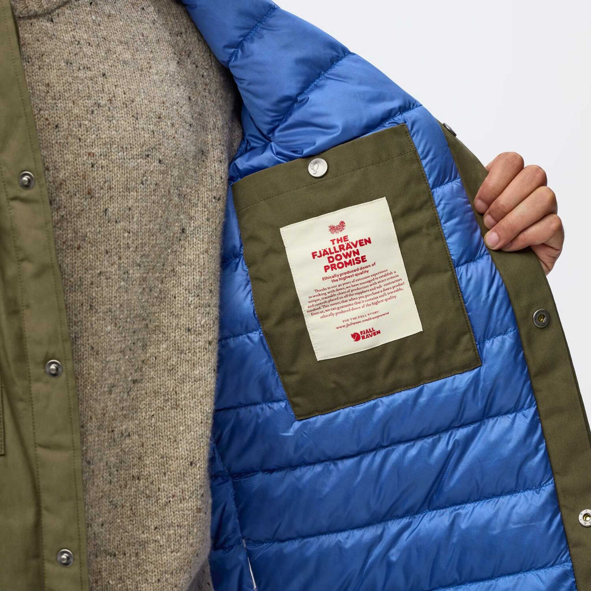 Övik Down Shirt Jacket | Men's Fjällräven Men's Down Jackets