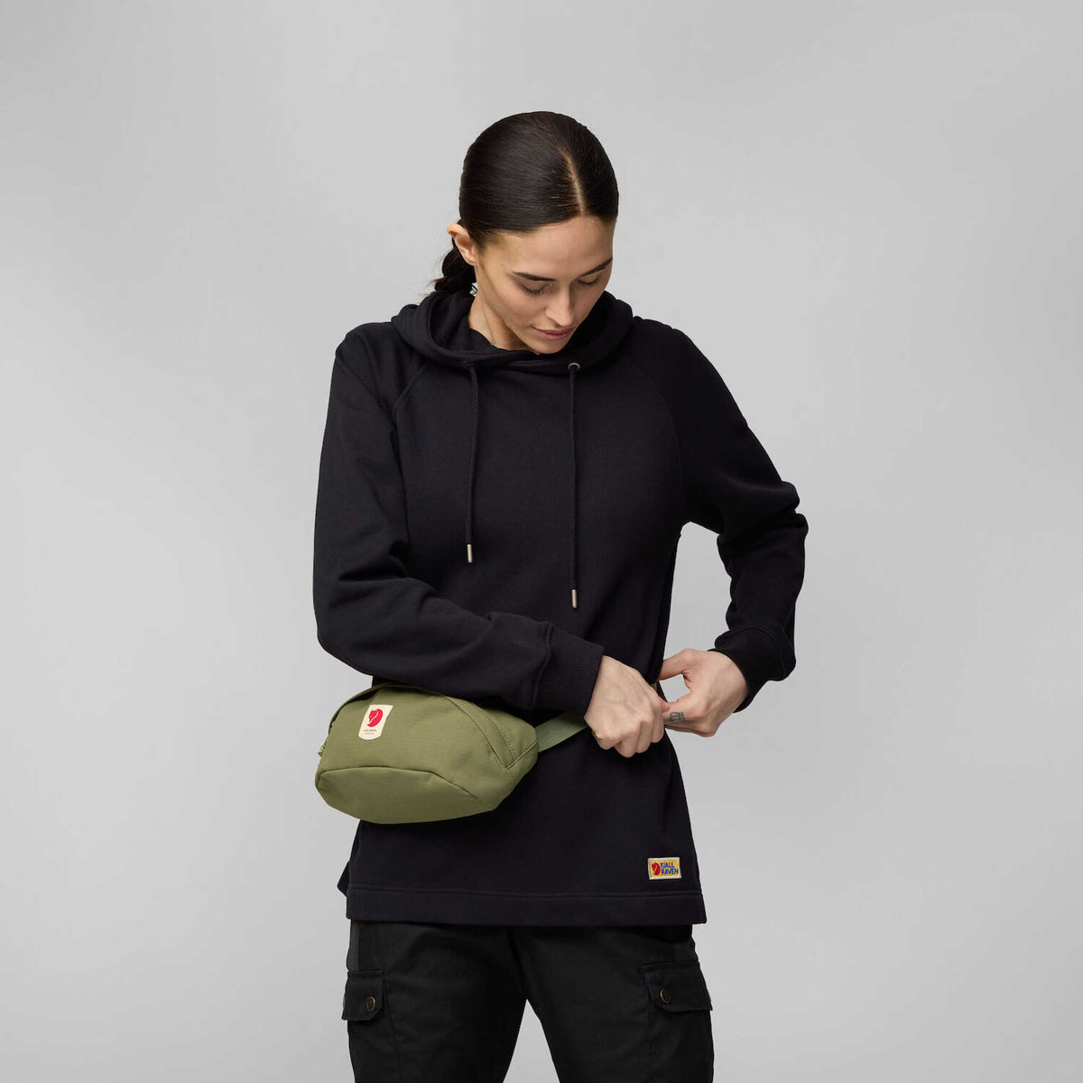 Ulvö Hip Pack Medium Fjällräven 23165-550 Bumbags 2L / Black