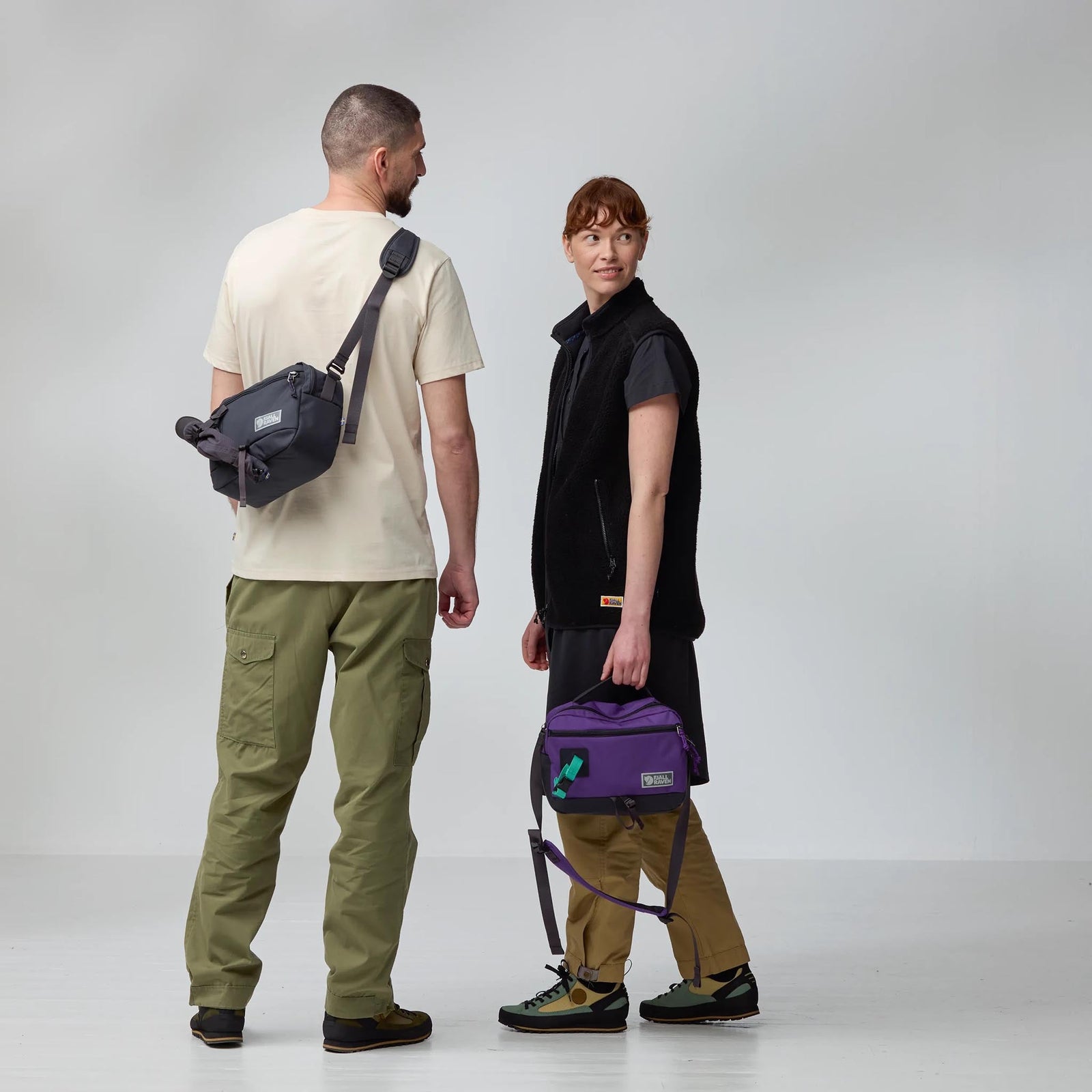 Vardag Shoulder Bag 6 Fjällräven F23200301-354-228 Crossbody Bags 6L / Poppy Pink/Khaki Dust