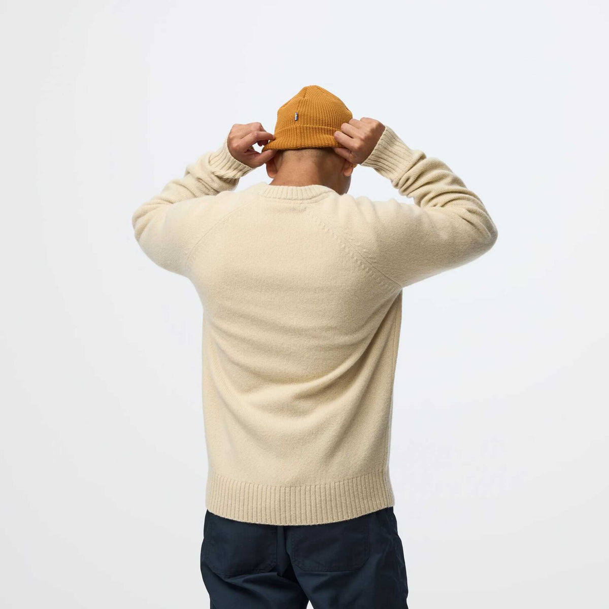 Pull en maille avec logo Fjällräven | Homme