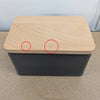 Borough Bread Bin | SMALL DEFECT SALE Garden Trading SDS-BBCO02 Cooking Accessories One Size / Charcoal