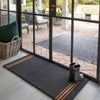 Doormat Triple Stripe Double Garden Trading DMCO47 Doormats One Size / Charcoal