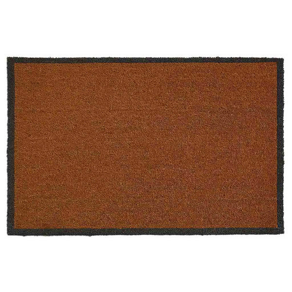 Doormat with Charcoal Border Garden Trading DMCO43 Doormats Small / Natural