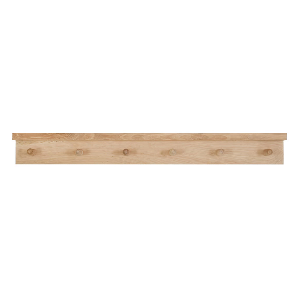 Hambledon Peg Shelf Garden Trading HPOA02 Shelves Large - 6 pegs / Oak