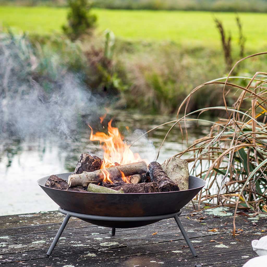 Idbury Fire Pit Garden Trading FPST03 Firepits One Size / Cast Iron