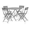 Rive Droite Bistro Set Garden Trading RDCN01 Outdoor Dining Sets Large / Carbon